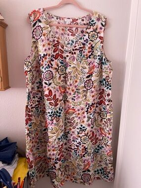 J.Jill 100% linen dress, 2x